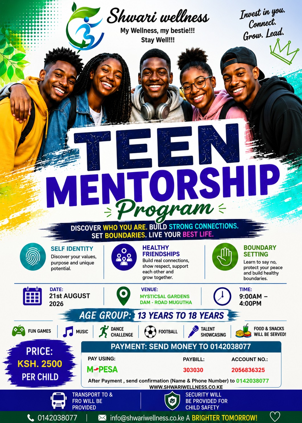 Teen Mentorship Program Poster